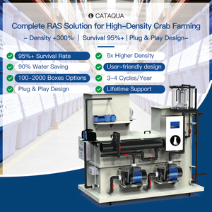 Cajas Modulares de Alta Densidad para Cría de Cangrejos, Sistema de Acuicultura Biofloc para Peceras, Sistema RAS para Incubación en Interiores - Product Image 2