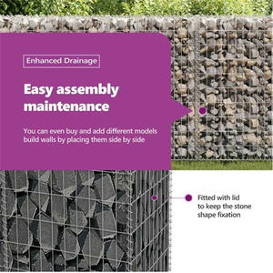 High Quality 4.5mm Welded <strong>Gabion</strong> Box Retaining Wall 4.0mm <strong>Gabion</strong> Mattress Stone Cage <strong>Gabion</strong> - Product Image 6