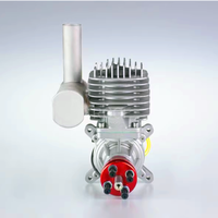 RCGF Moteur à essence/essence à air naturel 60cc avec carburateur Walbro Matériau métallique pour avion RC