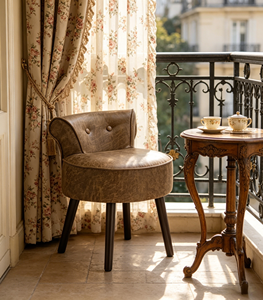 Fauteuil d'appoint en tissu à dossier bas CARLFORD pour enfants, idéal pour la maison, le bureau, la chambre et l'école, avec pieds en bois, <span class=keywords><strong>chaise</strong></span> de lecture pour mobilier domestique - Product Image 2