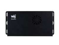 Boîtier en métal de qualité industrielle pour carte Raspberry Pi CM5 IO | Boîtier officiel du module de calcul 5 avec ventilateur de refroidissement actif