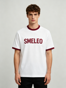 T-shirt en coton blanc pour homme à manches courtes, coupe décontractée et confortable, col rond, t-shirt en coton - Product Image 2