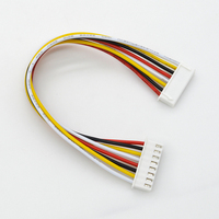 Pasokan Pabrik Kabel kustom Jst Xh 6Pin harnes kawat 24 Awg konduktor tembaga XH2.54 untuk kabel arah terbalik elektronik