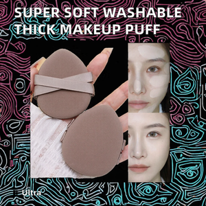 Triangle Loose Powder Puff Washable Thick Cosmetic <b>Sponge</b> Wet Dry Air Cushion Makeup Tool - Product Image 2