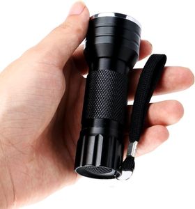 Ultra Violet 21 LED Flashlight Mini Black <b>Light</b> Rechargeable Flashlight Usb Led Torch Usb Cob Mini UV Mini 21 LED Flashlight - Product Image 5