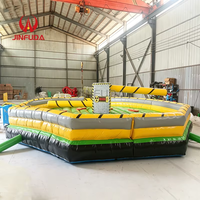 Machine d'obstacles sportifs gonflables rotative KeepFuns pour enfants et adultes, amusement athlétique pour les parcs d'attractions