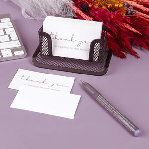 Cartes de remerciement élégantes et professionnelles, 2" x 3.5", recommandées pour les <span class=keywords><strong>d</strong></span>étaillants <span class=keywords><strong>en</strong></span> <span class=keywords><strong>ligne</strong></span> et les propriétaires de petites entreprises - Product Image 6