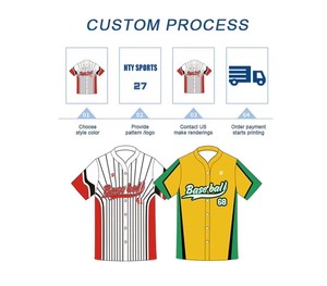 Jersey Baseball Softball Es Krim Kustom  Bahan Bernapas Cepat Kering  Jersey Ungu Sublimasi Personal untuk Olahraga - Product Image 3