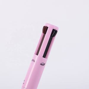 Stylo de maquillage multifonctionnel Pen4-in-1 finition nacrée mate Eyeliner Lip Liner Stylo surligneur - Product Image 2