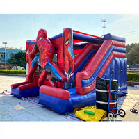 Château gonflable pour enfants, grande structure gonflable Spider-Man, piscine à eau, trampoline pour enfants, combo commercial, PVC