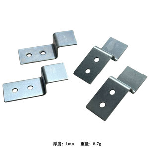 Soporte de esquina tipo Z de 50 mm x 30 mm, conector de marco de acero de 1 mm de grosor para marcos de fotos y protección de esquinas - Product Image 2