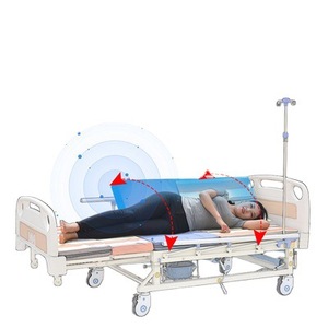 Cama multifuncional para el cuidado en el hogar de 200x90cm, cama de enfermería manual con giro lateral y elevación oscilante para pacientes mayores - Product Image 2