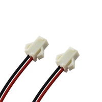 موصلات إلكترونية SM 2Pin 3 Pins JST ذكر وأنثى 2.54 مم من النحاس المطلي بالقصدير 600 فولت مع كابلات عازلة من PTFE/PVC/النايلون لتوصيل الأسلاك
