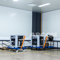 Kompresor udara sekrup elektrik APCOM 50hp 37kw 50hp, sekrup hemat energi, kompresor udara kebisingan rendah, tekanan tinggi