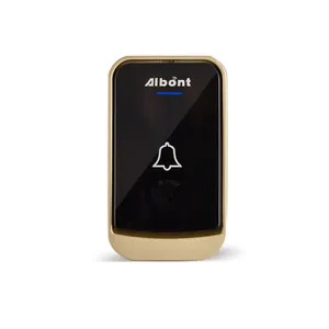 Aiben Wireless Doorbell Model Q193 Black Gold House Wireless Doorbell Waterproof Door Bell Kit For Home Office Classroom