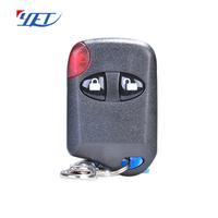 Télécommande de porte de garage à 2 boutons en ABS, code d'apprentissage, 433/315 MHz, émetteur de télécommande