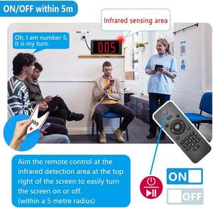 Sistema Inalámbrico de Llamada KOQICALL con Indicador de Voz y Pantalla de 3 Dígitos, Botón de Llamada para Gestión de Filas en Restaurantes y Bancos (1) - Product Image 3