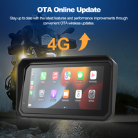 Nueva Pantalla Android de 6 Pulgadas para Motocicleta, Resistente al Agua IP67, Actualización OTA, 8 Núcleos, GPS, BT, WIFI, 4G, DVR, TPMS, Navegación, Android Auto, CarPlay