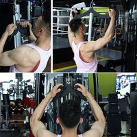 PINJIAN Vente en gros Poignée de traction pour exercices de musculation et de renforcement musculaire, pour machine à câble de gym et exercices dorsaux