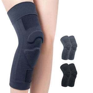Genouillères de compression en nylon tricoté avec protection à ressort et support en silicone pour le volleyball – Offre Spéciale - Product Image 3