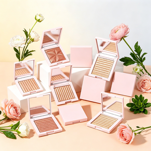 Paleta de Iluminadores Brillantes en 6 Colores al por Mayor, Marca Privada, Logotipo Personalizado, <span class=keywords><strong>Maquillaje</strong></span> Cosmético con Múltiples Brillos - Product Image 2