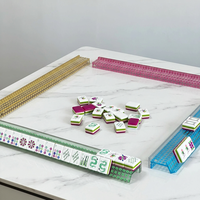 Support de rangement magnétique en acrylique pour cartes de Mahjong, ensemble de 4 pièces, 17,5 pouces, portable et durable pour un rangement pratique – Meilleures ventes