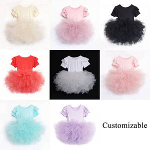 Vestidos de Princesa de Manga Corta en Color Rosa Bebé de Alta Calidad para Niñas - Product Image 2