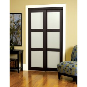 <span class=keywords><strong>Porte</strong></span> Scorrevoli <span class=keywords><strong>Interne</strong></span> in Vetro per Soggiorno, <span class=keywords><strong>Porte</strong></span> in Vetro Satinato per Bagno, Porta Moderna in Legno per Camera da Letto con Inserto in Vetro - Product Image 2