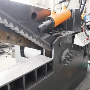 Máquina de tesoura do jacaré da placa de aço do metal