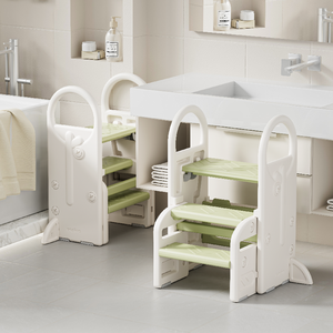 Enfants cuisine aide enfants échelle sécurité toilette lavabo convertible escabeau en <span class=keywords><strong>plastique</strong></span> extensible bébé pépinière repose-pieds - Product Image 1