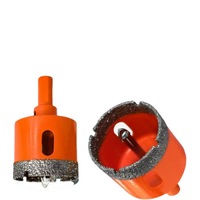 Scie cloche diamantée brasée sous vide 10 mm M14 pour meuleuse d'angle, perçage à sec de carreaux de porcelaine, granit, quartz