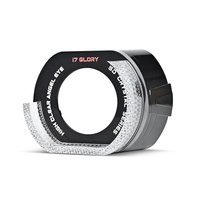 Xenplus 5D Angel Eye Devil Eye Lentille Coloré Ceinture Direction Chapiteau LED Feux Diurnes Acrylique Système D'éclairage De Voiture