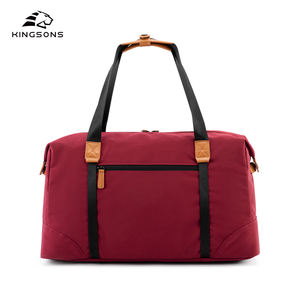 2025กระเป๋าทรงดัฟเฟิลโพลี + หนังสีแดงรีไซเคิลเป็นมิตรกับสิ่งแวดล้อม32L กระเป๋ากีฬายิมหลากสีพร้อมกระเป๋าซิปด้านหลังออกแบบโลโก้ได้ตามต้องการ - Product Image 3