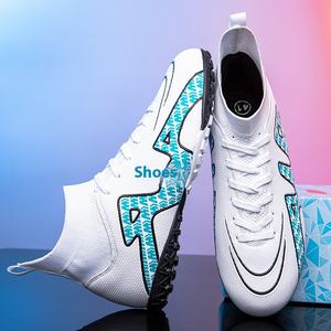 Chaussures de football montantes pour hommes ongles longs bottes de jeu assorties de couleurs pour étudiants de Yuanyang <span class=keywords><strong>enfants</strong></span> femmes hiver PU - Product Image 3