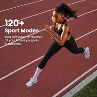 Montre connectée sportive étanche avec suivi du sommeil et de la fréquence cardiaque, appels téléphoniques BT, ceinture rose dorée, Reloj Inteligente 2027 pour femmes