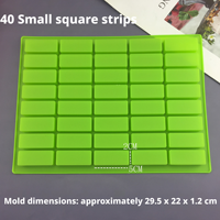 Moules en silicone flexibles pour loisirs créatifs, plâtre, cire d'aromathérapie, cuisson – Résistants à la chaleur, légers, durables, découpables