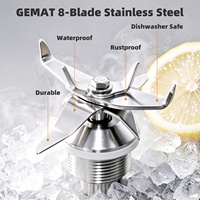 Blender Dapur Komersial, Juicer, Mixer Basah dan Kering, Penggiling, Mesin Penghancur Es Smoothie yang Kuat, Pengolah Makanan