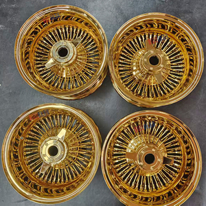 zenith Styles 13/14 Inch Rims Gold Wire <b>Wheels</b> 5x114.3 Rims Wire <b>Wheels</b> <b>Spoke</b> Wire <b>Wheels</b> - Product Image 5