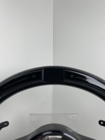 Volant en cuir semi-perforé en fibre de carbone avec écran LED pour Golf 5 6 7 R MK5 MK6 MK7 Gti Polo 6R Passat B8 B6 CC