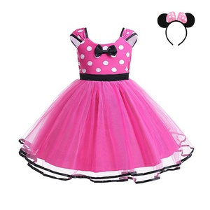 Costumi di Halloween per bambini abbigliamento per spettacoli per bambini <span class=keywords><strong>Minnie</strong></span> maglia ragazza abito da principessa graziosi Tutu abiti per ragazze bambini - Product Image 1