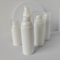 Flacon pompe sans air en plastique PP, vaporisateur brumeux, emballage cosmétique givré, flacon de sérum, options 30 ml/100 ml