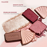 MAange - Vente en gros de maquillage cosmétique - Palette de fards à paupières 7 couleurs - Palette de fards à paupières brun rose nude