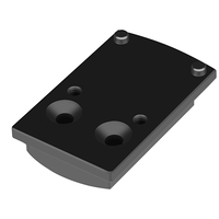 Adaptateur de montage tactique en aluminium OPTICS, plaque de base anodisée dure - Durable et résistant aux chocs