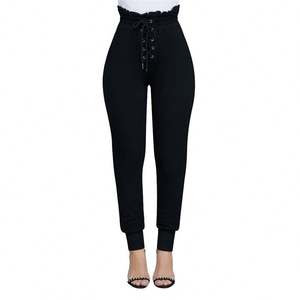 Oemtailor-Pantalon crayon mince en toile à séchage rapide pour femmes, taille moyenne, à la mode - Product Image 2