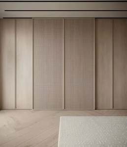 Armoire semi-ouverte de style artisanal en rotin traditionnel, série haut de gamme de haute qualité - Product Image 1