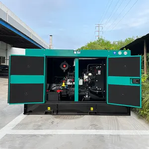 Conjunto de gerador diesel 40 kva, tipo denyo, à prova de som, 30 kw, com motor de cunmins