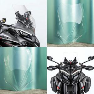 Visera de Motocicleta Teco Ducat Multistrad V4 2021-2025, Nueva, Personalizada, de Policarbonato, Antirrayaduras, Doble Burbuja, Garantía de 10 Años - Product Image 5