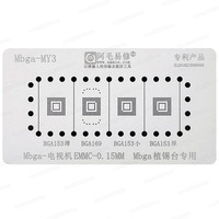 Kits de pochoirs d'outils de réparation EMMC BGA153/169 pour TV