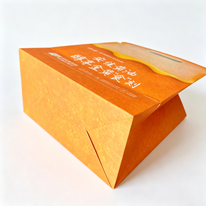 Sac en papier découpé à la forme spéciale avec poignée pour beurre, pain grillé, produits de boulangerie, plats à emporter, emballage pliable en <span class=keywords><strong>carton</strong></span> - Product Image 3
