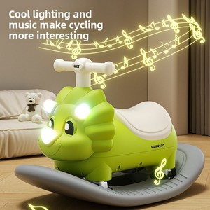 Auto <span class=keywords><strong>Cavalcabile</strong></span> Multifunzionale Mishore per Bambini 2-7 Anni, Auto a Spinta con Seduta, Auto Equilibrio in Plastica Azionata a Piedi - Product Image 2